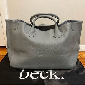 NWOT Beck - Medium Classic Tote - Carlyle (Blue Grey)